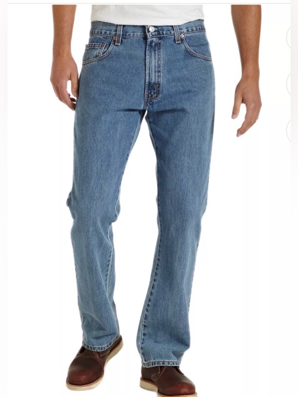 Levi's 517 Bootcut Jeans Mens W34 L34 Medium Wash WaterLess Denim